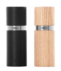 AdHoc 2er Set Pfeffer- und Salzmühle "Textura", Ceramic Mahlwerk, H 13cm 