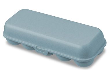 Koziol Eierbox Eggs To Go nature flower blue 