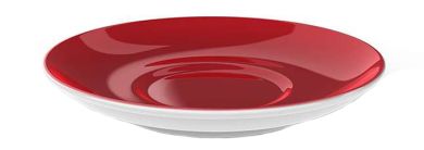Dibbern Solid Color Signalrot Kaffee Untertasse 