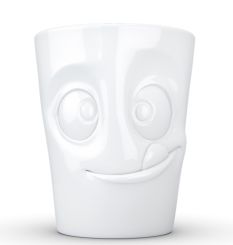 Fiftyeight Products Henkelbecher lecker weiß 350 ml 