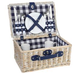 Cilio Arolo Picknick-Korb Vintage Weiß 