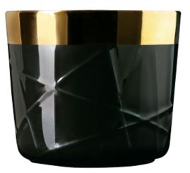 Sieger by Fürstenberg Champagnerbecher 1785/2 6048 Sip Of Gold Noir Woven 