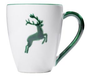 Gmundner Keramik Grüner Hirsch Frühstücksbecher Max 0,3L 