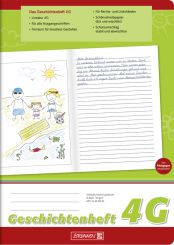 Brunnen Geschichtenheft A4 Lineatur 4G 16 Blatt 