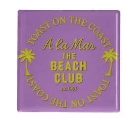 Gift Company Love Tiles Untersetzer Motiv: The Beach Club lila 