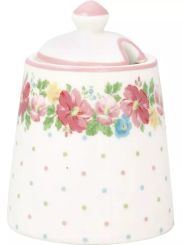 Greengate Zuckerdose Josefina white 