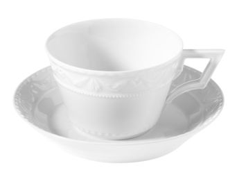 KPM Berlin Kurland Frühstückstasse weiß 