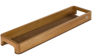 AdHoc Tablett 60x15,5 cm Serve Slim Akazienholz/Walnussholz 