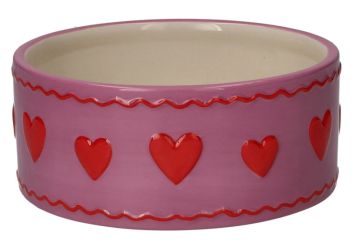 Gift Company Love Pets Futternapf S Motiv: Herzen rosa 