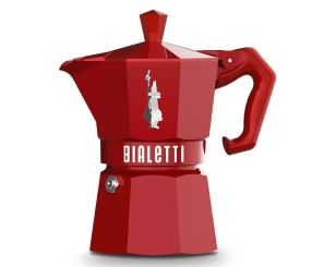 Bialetti Espressokocher Moka Exclusive 3 Tassen rot 
