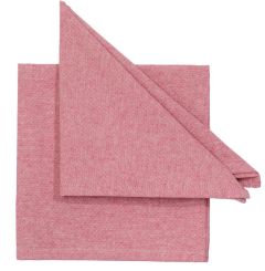 Pichler Serviette 40x40 cm Faro pink 90% CO 10% PES 