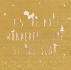 Räder Servietten 33x33cm It´s the most wonderful (20 St.) 