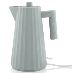 Alessi Plissé Elektrischer Wasserkessel grau 