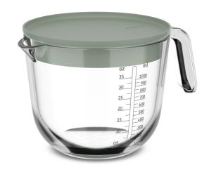 Mepal Glasmessbecher Chef It 1000 ml mit Deckel Nordic Sage 