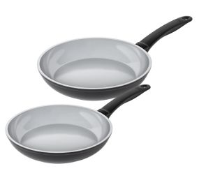 Kuhn Rikon Easy Ceramic Bratpfannen Set Ø 24 + 28 cm 