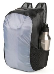 Troika Rucksack faltbar grau/schwarz 