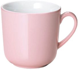 Dibbern Solid Color Zartrosa Becher mit Henkel 0,32 L 