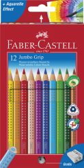 Faber-Castell Buntstift Jumbo Grip 12er Kartonetui 