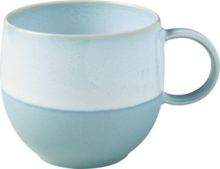 Villeroy & Boch Becher Mit Henkel 12,5x9,5x8,5cm Perlemor Aqua 