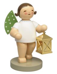 Wendt & Kühn Weggefährte Engel mit Laterne vergoldet Goldedition No. 18 