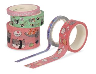 Legami Papier Klebeband Tape By Tape 5-er Set Kitty 