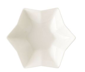 Hutschenreuther Nora Sternschale 15 cm Weihnachtszeit Weiß 