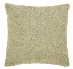 pad Kissenhülle 50x50 cm Boucle dusty mint 100% Polyester 