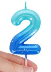 Legami Geburtstagskerze Blue - 2 