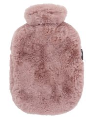 Fashy Wärmflasche mit Extra-Flauschbezug altrosa 2,0 l 