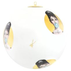 Meissen Baumschmuck Kugel, Legends Blowing Bubbles - Collection By Michael Moebius, Audrey, Ø 9 Cm 