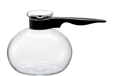 Bodum Component Glaskanne mit Griff zu Kaffeebereiter 1208 Schwarz 