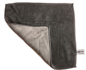 Kochblume Mikrofasertuch 30x30 cm anthrazit/hellgrau 