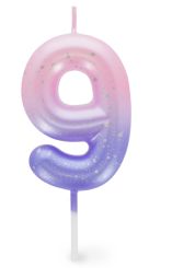 Legami Geburtstagskerze Pink - 9 