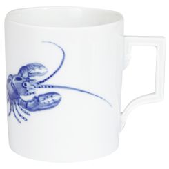 Meissen Henkelbecher Form Berlin Blue Treasures Motive Hummer 0,25 L 