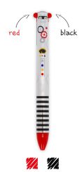 Legami Kugelschreiber Click&Clack Robot (2-Farben-Stift) 