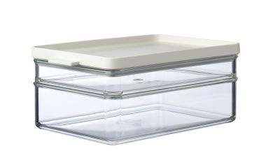 Mepal Kühlschrankdose Omnia Frühstück Duo Nordic White 
