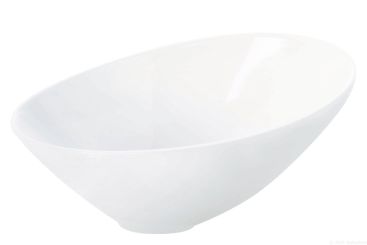ASA Selection Vongole Schale Asymmetrisch L 32,5 cm weiss Glänzend 