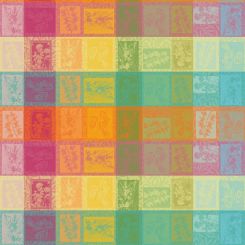 Garnier-Thiebaut Tischdecke Mille Vegetaux Arc En Ciel 180x250 cm 
