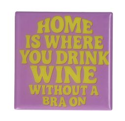 Gift Company Love Tiles Untersetzer Motiv: Home lila 