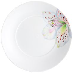 Meissen Vorspeise- Und Dessertteller, Form MEISSEN® Cosmopolitan , Giant Bloom , Tigerlilie, Ø 22,5 Cm 