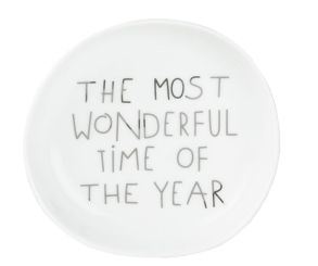 Räder Weihnachtsschälchen The most wonderful time Ø 10,5 cm H 2 cm 