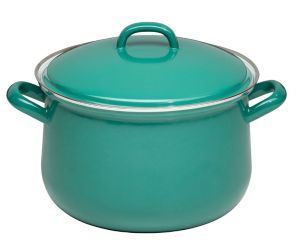 Riess Fleischtopf mit Deckel 20cm,3.5L Nature Green Dark 