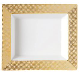 Meissen Vide-Poche Klein Mesh Gold 12,3x10 cm 