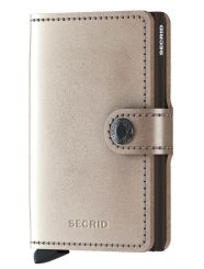 Secrid Miniwallet Metallic champagne 