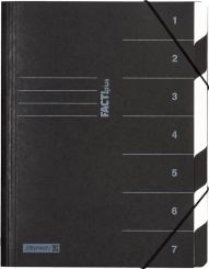 Brunnen Ordnungsmappe FACT! s/w 7-tlg. 