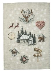 Pichler Geschirrtuch 50x70 cm Keystone rot 