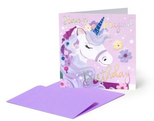 Legami Grußkarte klein Unicorn 
