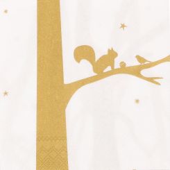 Räder Cocktailservietten 25x25cm Eichhörnchen (20Stk.) 