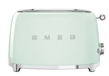 Smeg Toaster 2-Schlitz Pastellgrün 