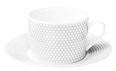 Christofle Tee -/Kaffeetasse mit Untertasse Madison 6 